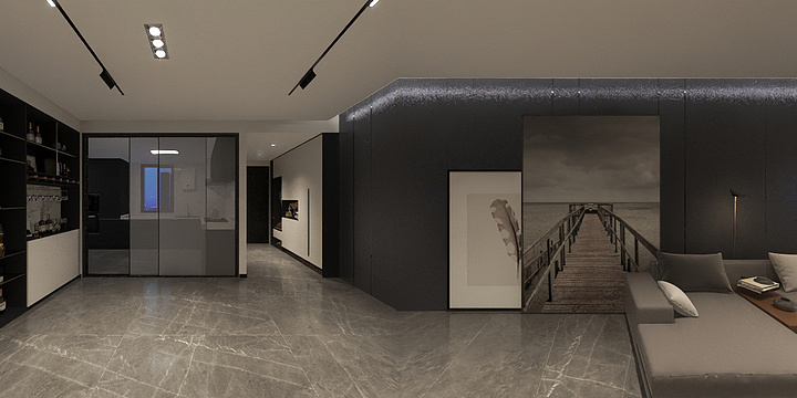 筑尚雅居设计-碧桂园138-黑-装修设计方案