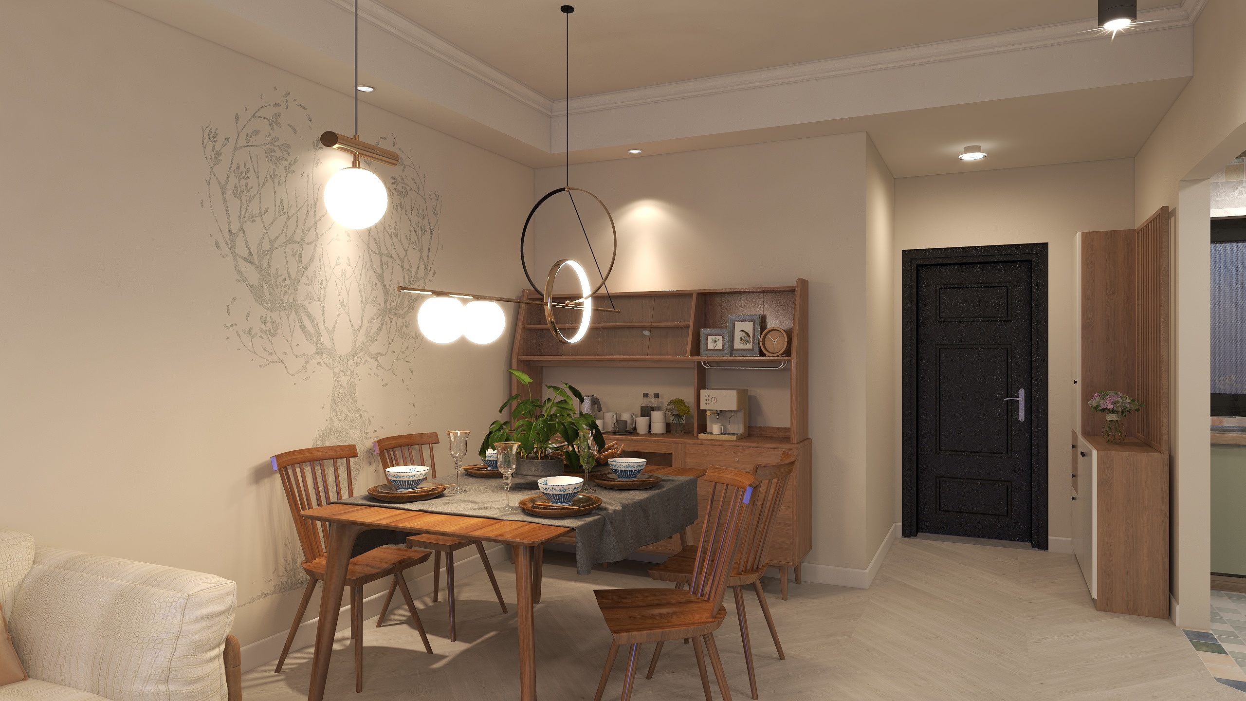 书香袭人-“晴暖”北欧田园风独居小景-装修设计方案