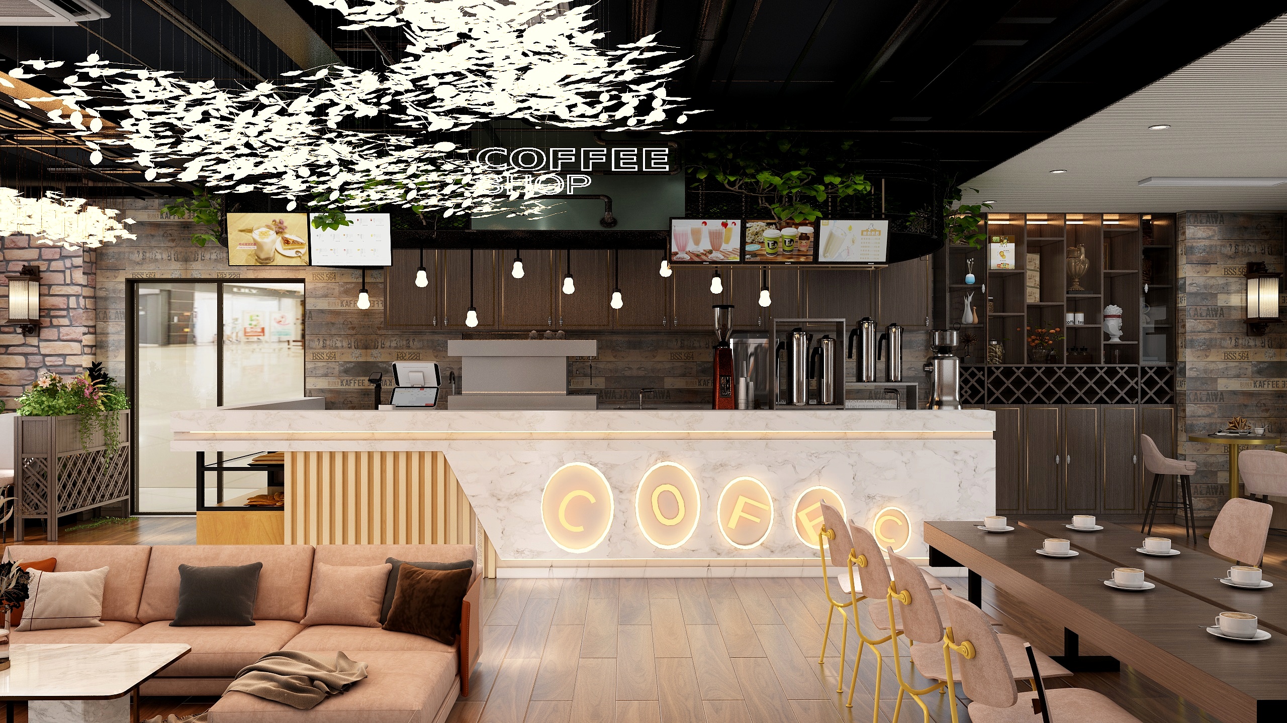苏骏强-咖啡厅-装修设计方案