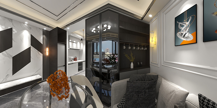 深圳柏壹装饰-鼎拓装饰-绿地1602-装修设计方案