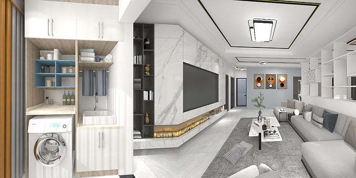 150****6318DkVJ-翰林花园2栋1201.dwg2-装修设计方案