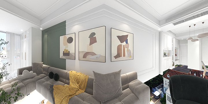 芋圆呀芋圆-锦绣阁三号户型-装修设计方案