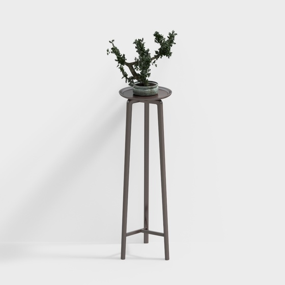 Asian Plant Stands,black