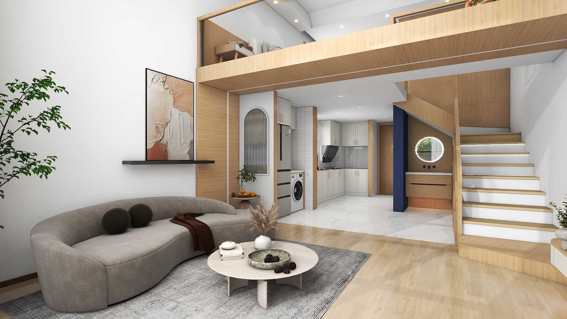 装修设计施工1-复式别墅北欧风格-装修设计方案