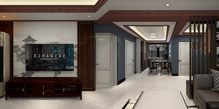 乌鲁木齐小红帽装饰有限公司-吐鲁番市火州师苑1号楼100平方户型-副本-装修设计方案