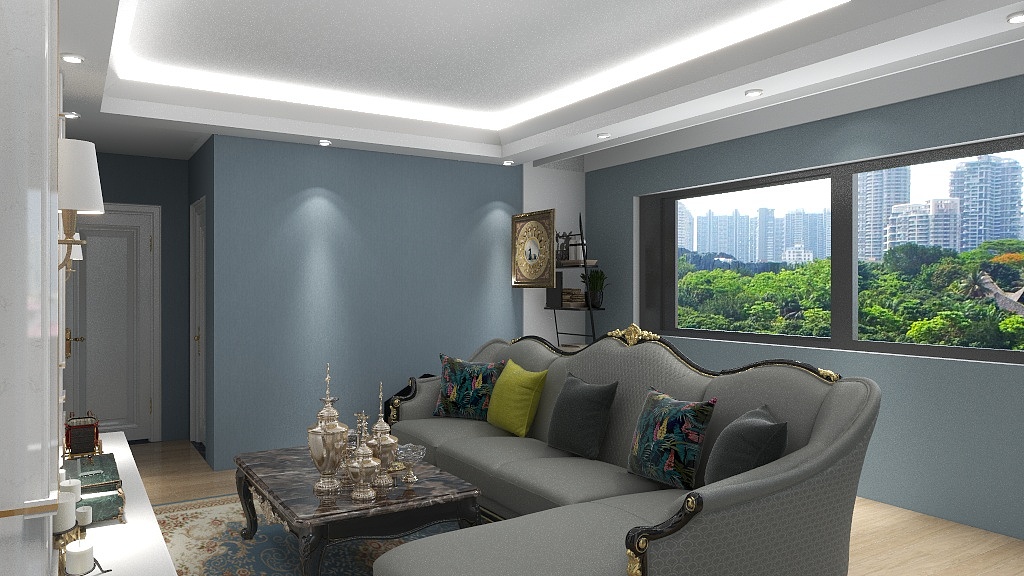 清风与我I-瑞和园89.50㎡B户型3室2厅1卫-装修设计方案