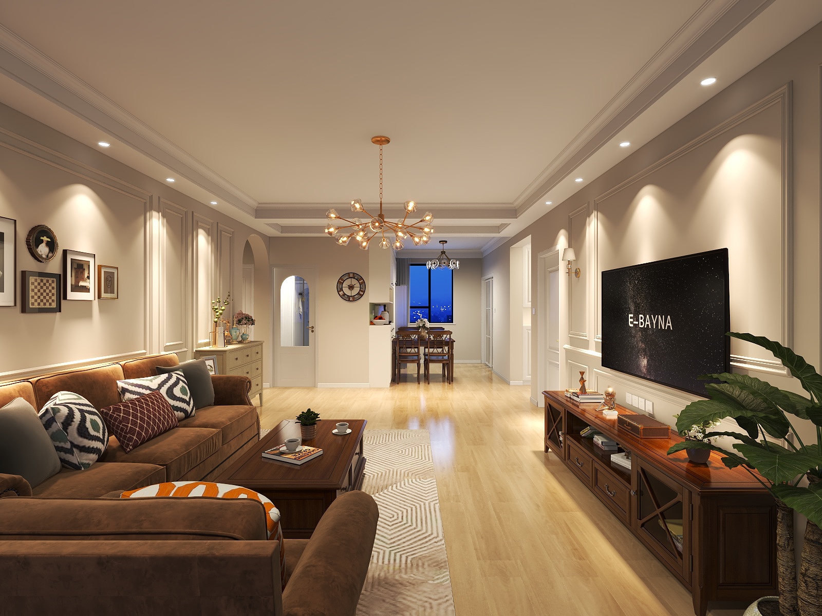 天津百变空间-金泰丽湾三期装修效果图