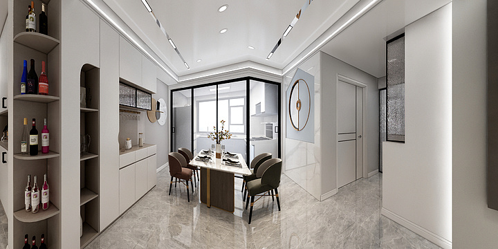 家装室内设计空间-永圣城效果图-装修设计方案