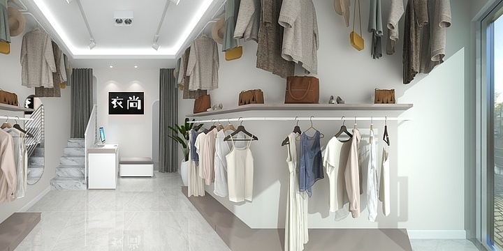 杨建衡-衣尚服装店装修效果图