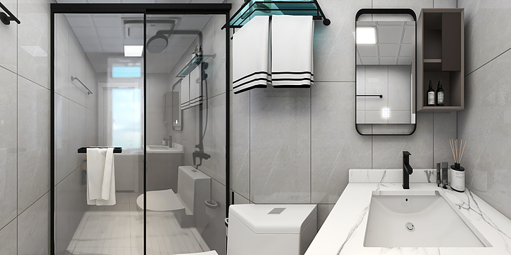 赵君-拓家装饰-北欧风-中骏 雍景城-装修设计方案