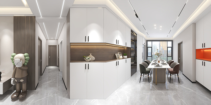 河南省-汝南-兴悦一品16号楼一楼西户.dwg-装修设计方案