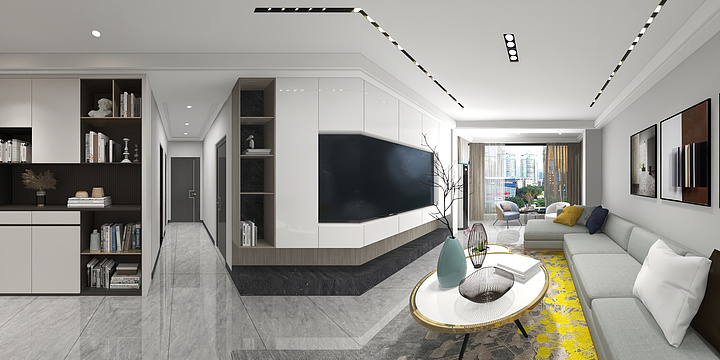 全案设计INVI-天宝豪园3栋1301.dwg-装修设计方案