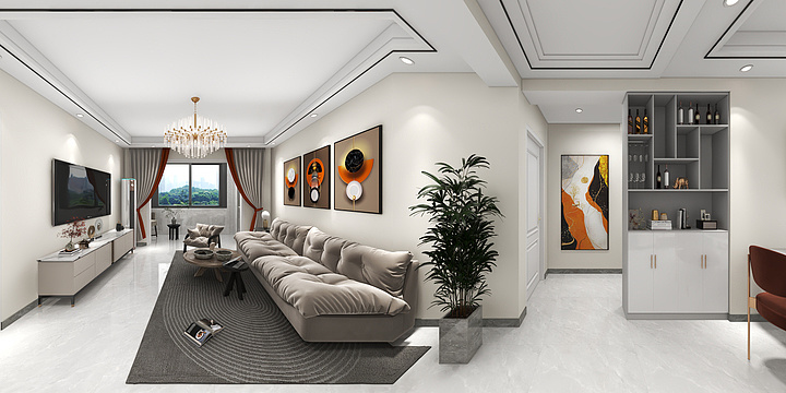 A凉风有信-蓝海领航127设计方案-装修设计方案