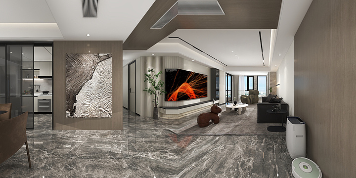 屹立設計-藏龙御景7-1-1201-装修设计方案