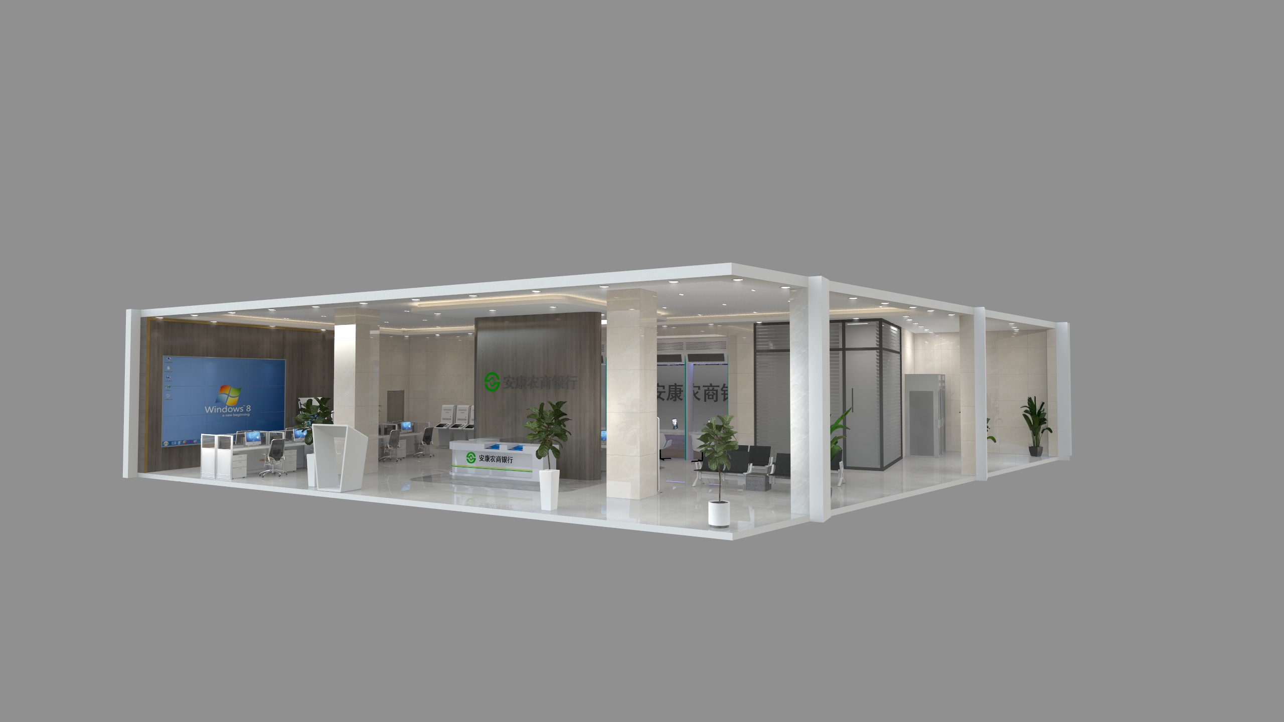 一休丨-农商行室内-装修设计方案