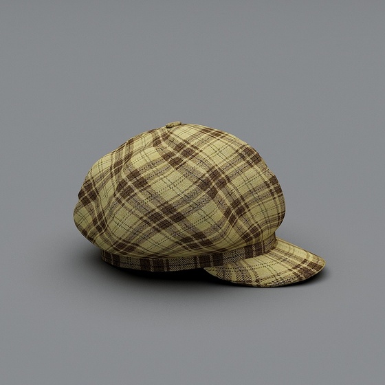 Set of 12 Hats 3D Model