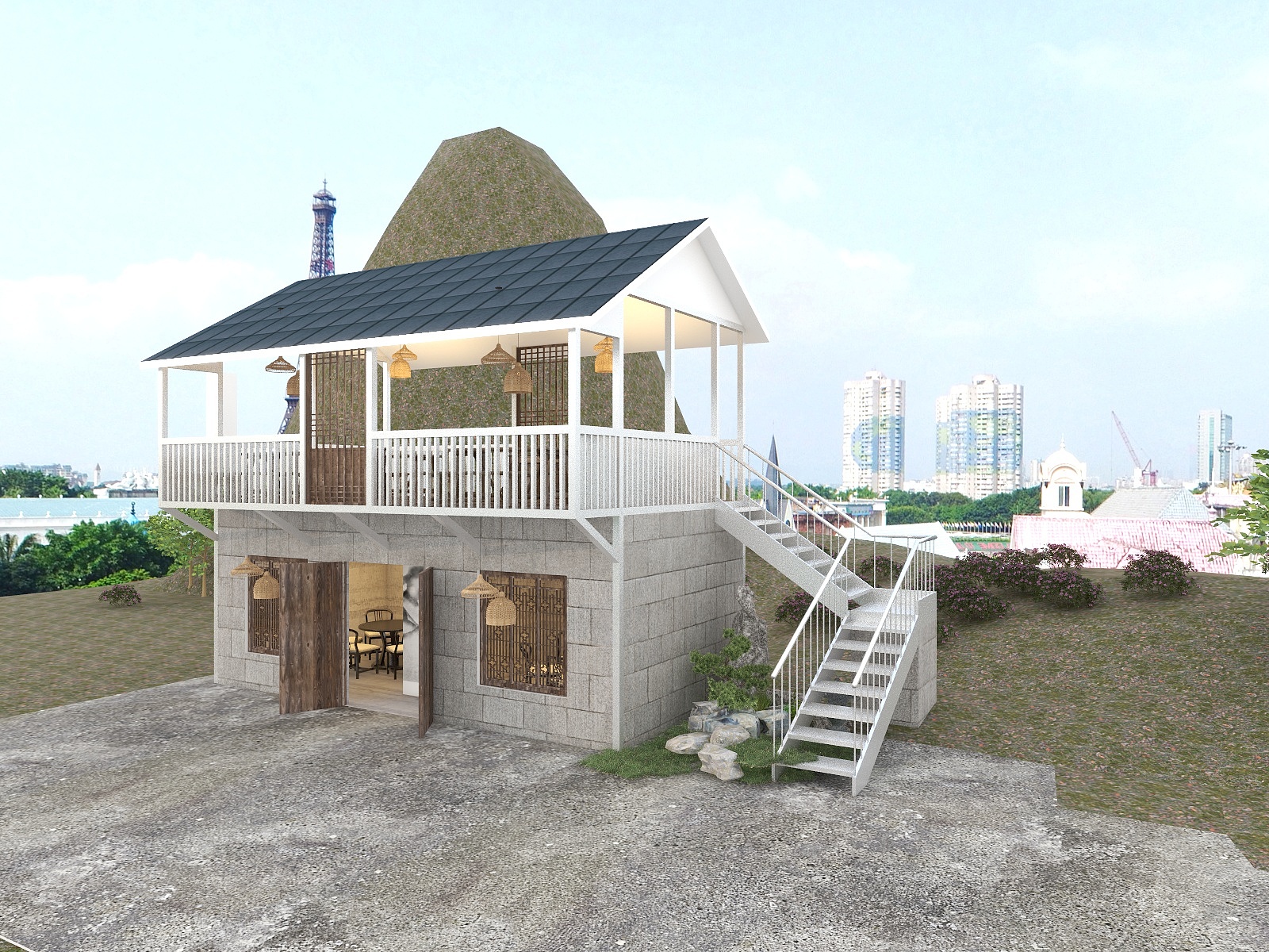 奕空间设计-白云山庄-装修设计方案