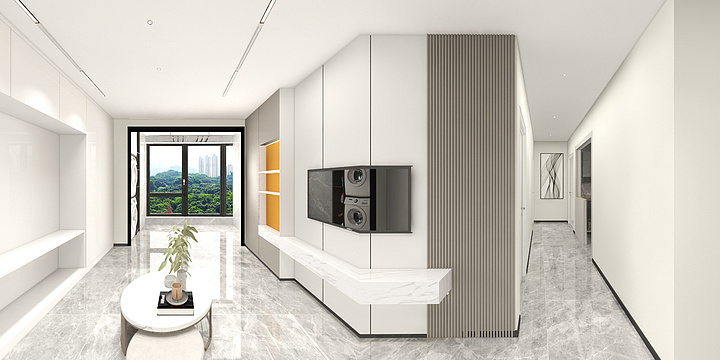 干装修的大龙-海信城105㎡-极简10-1-502.-装修设计方案