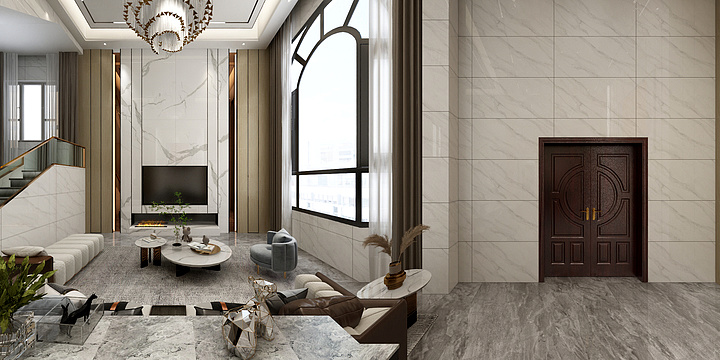 夏风设计-金地锦城-装修设计方案