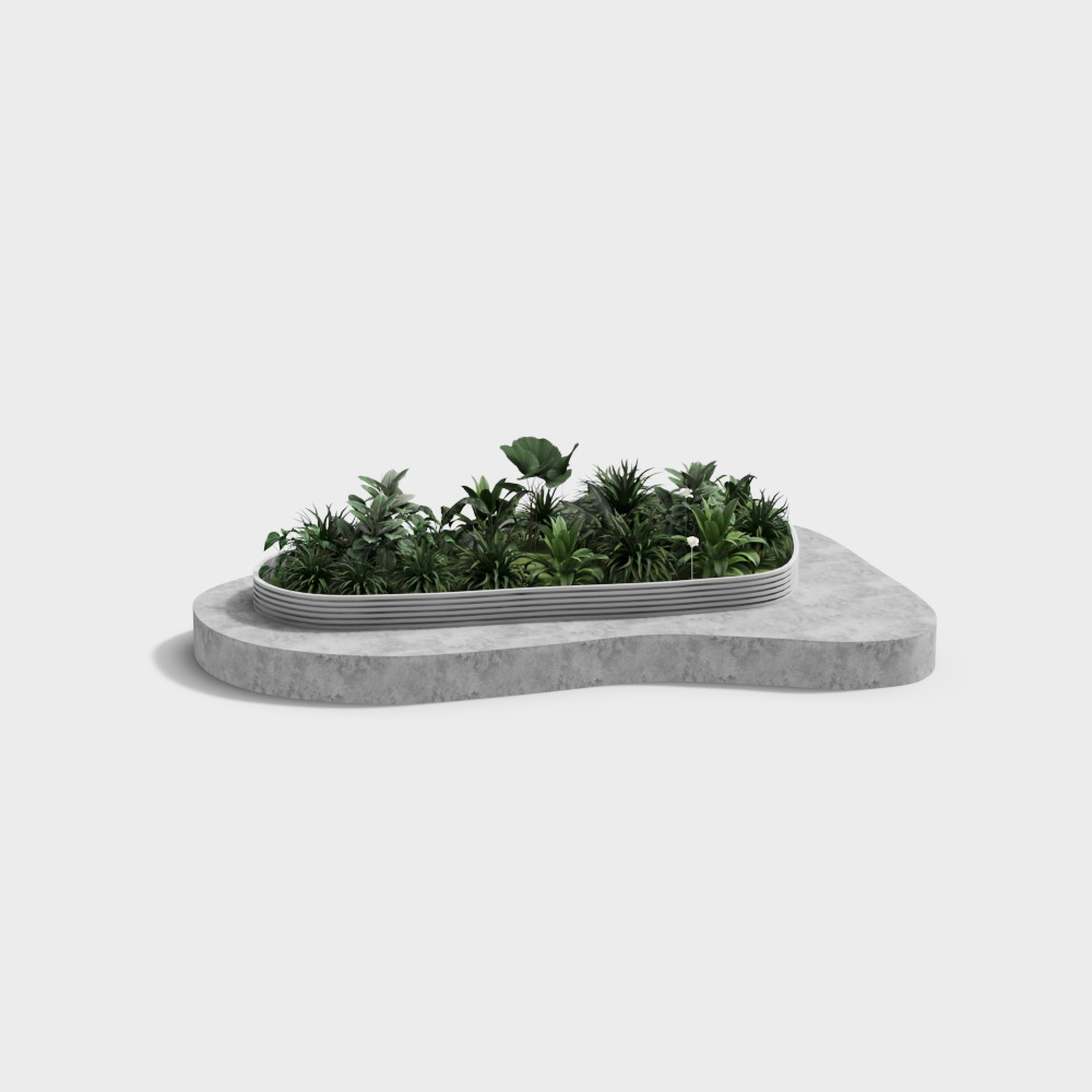 现代户外绿植绿化带小品-4