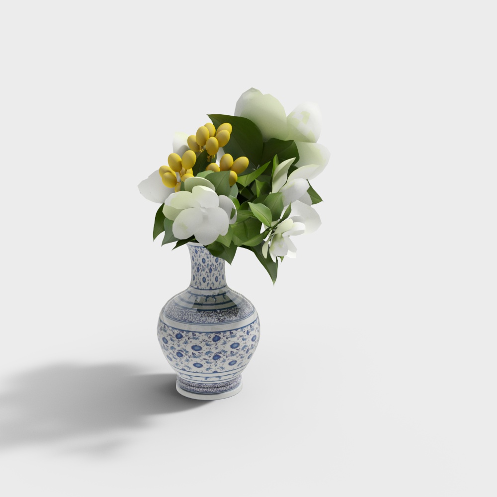 CJ-192719花卉3D模型