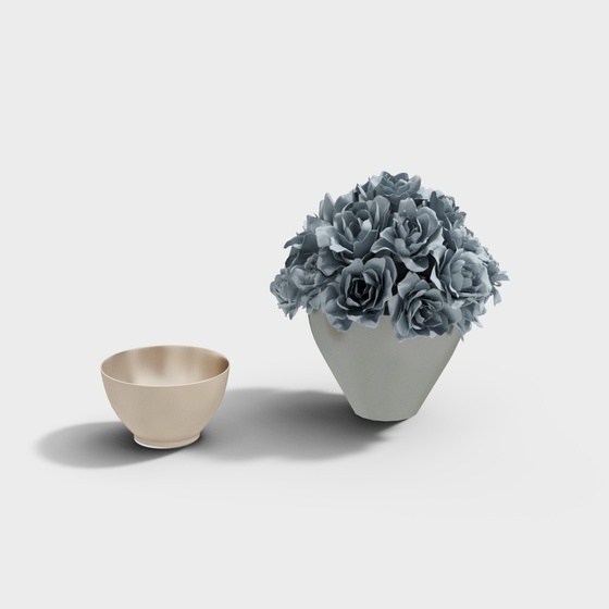 Minimalist Modern Flower,Flowers,Earth color+Gray+Black