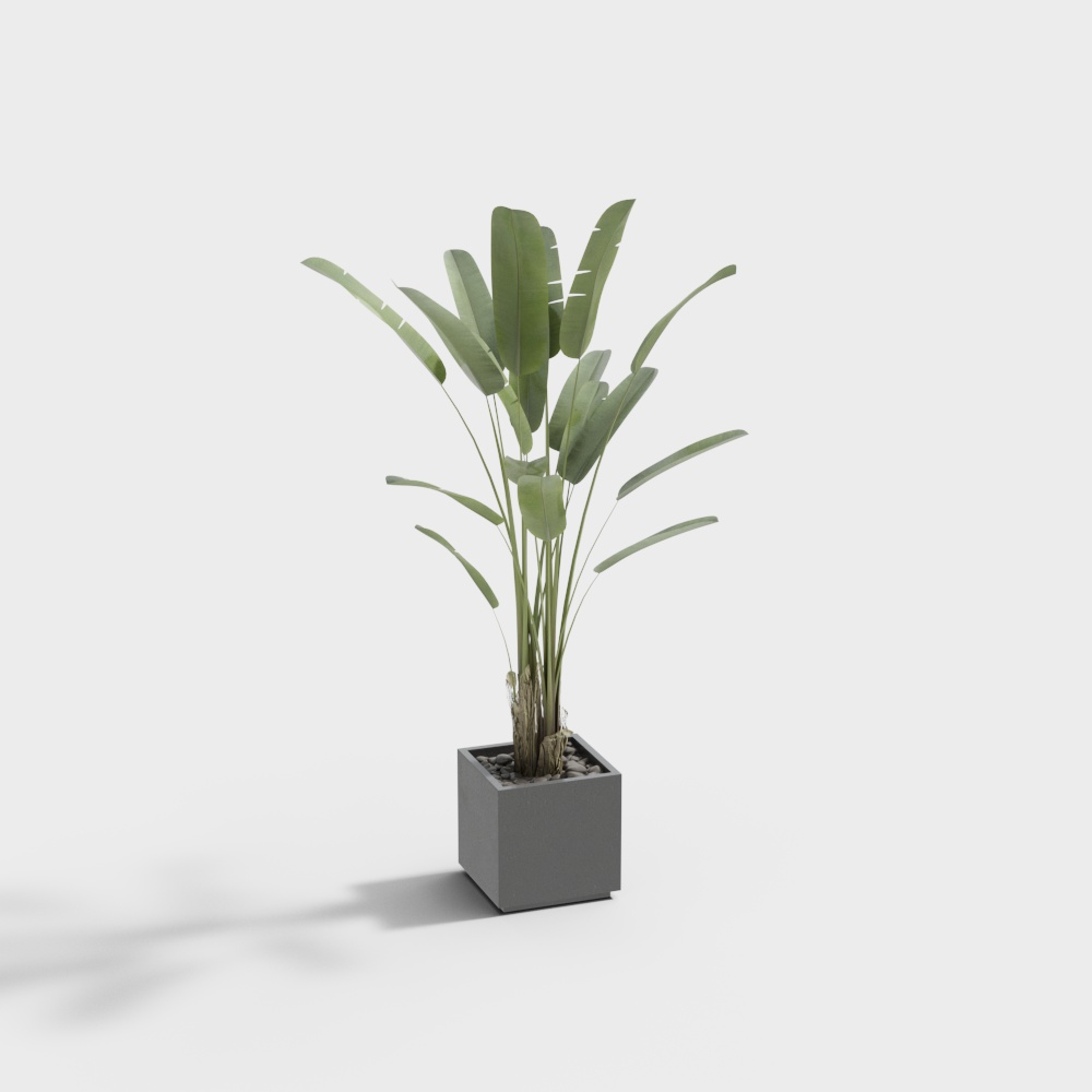 现代办公室-装饰道具3D模型