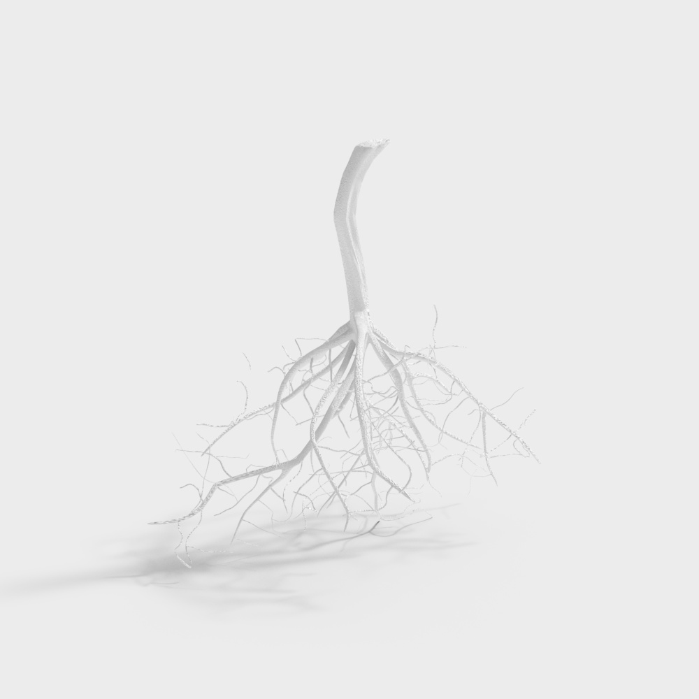 工业LOFT咖啡厅34-植物摆件3D模型