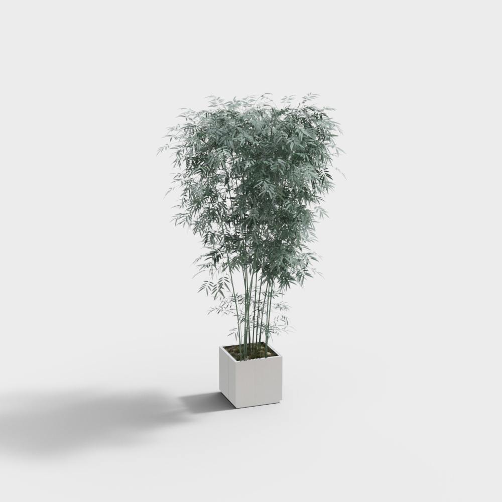现代医院大厅-装饰植物-3