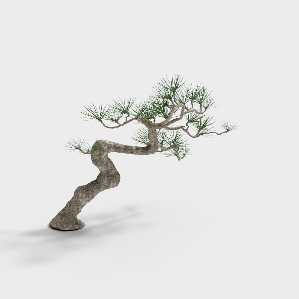 新中式庭院水景小品-绿植