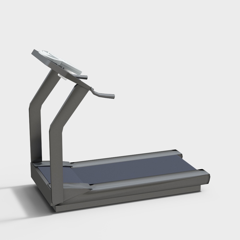 现代健身器材-跑步机3D模型