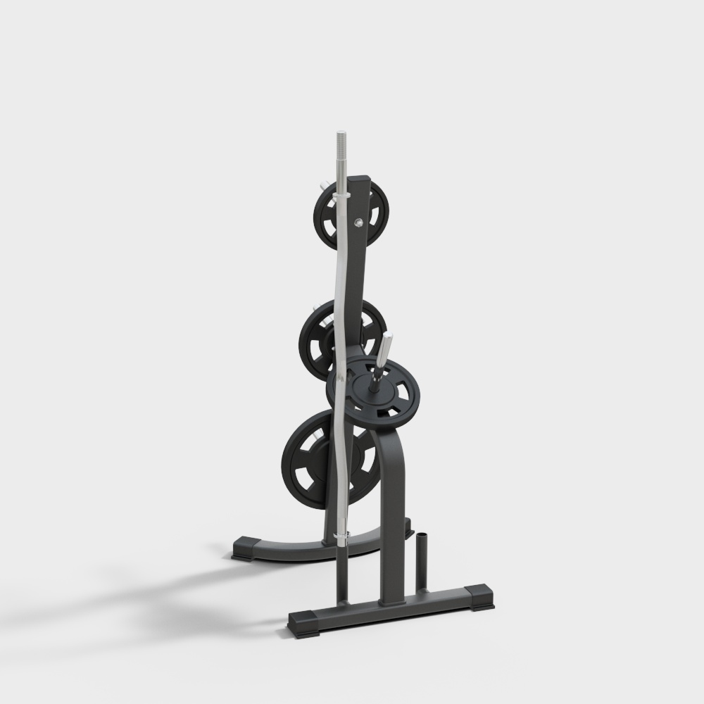 现代健身器材3D模型