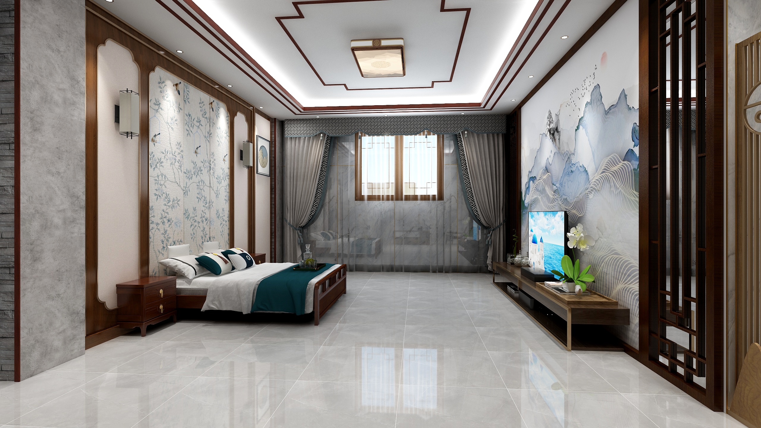 金蝌蚪装饰经营部-勐波别墅-装修设计方案