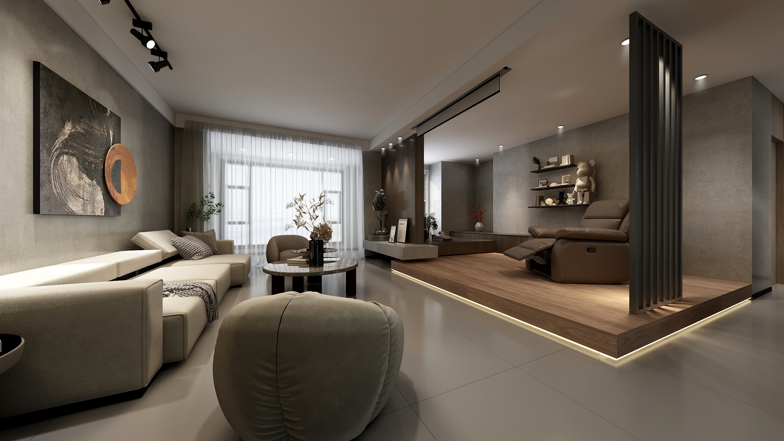 夏风设计-和天下6-D-02户型-装修设计方案