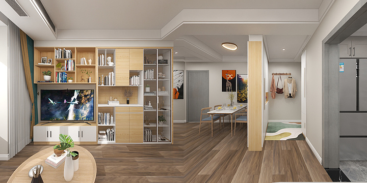 心靈點綴設計貓-南国玲珑碧玉3#1301.dwg-装修设计方案