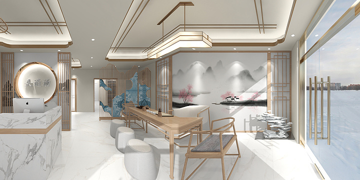 设计师岳云-头道汤养生馆-装修设计方案