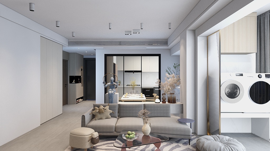 YIKU-H2-玖珑府18-2403（客厅）-装修设计方案