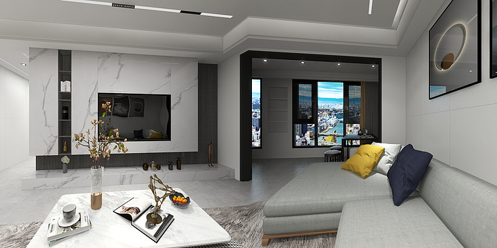 Yan鹿装饰设计-金科奥园8-1-601雅居-装修设计方案