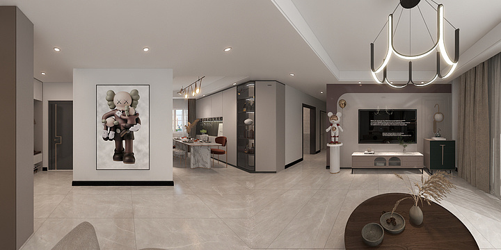 一米阳光视觉效果-广州路壹号院-装修设计方案