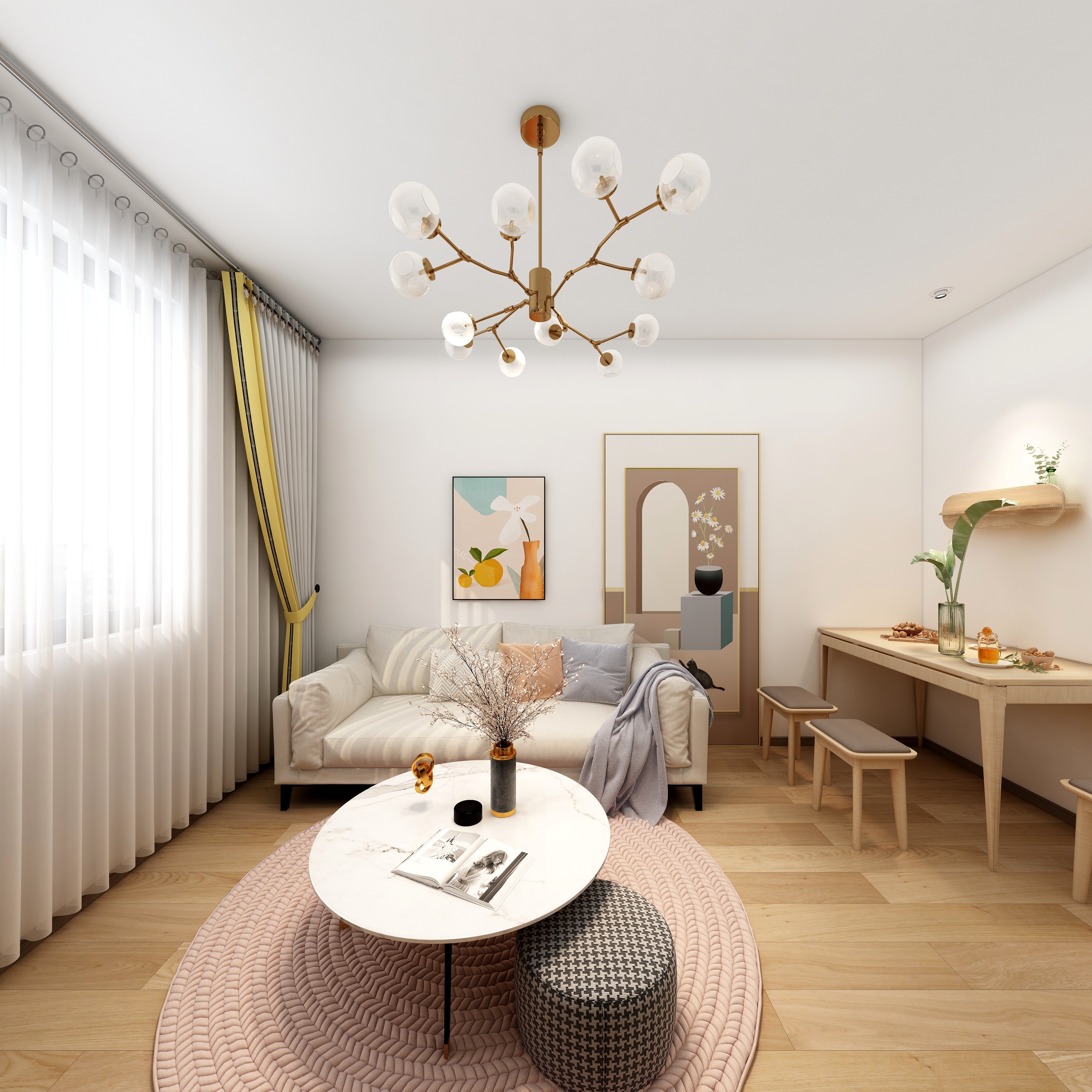 千屿Design-竹林村3-1-402.dwg-装修设计方案