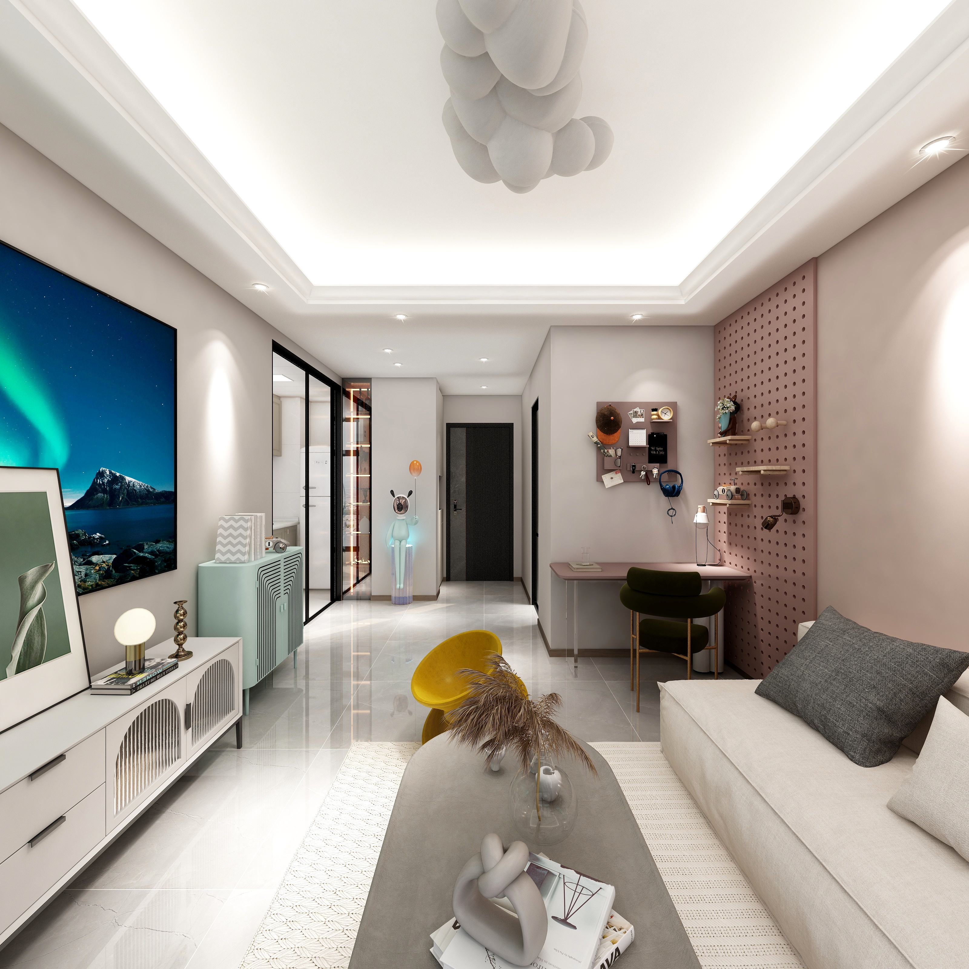 千屿Design-套一现代-装修设计方案