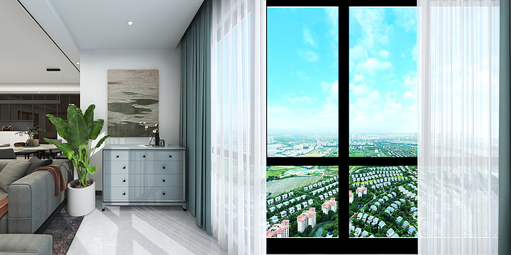 设计啊兴-欣泽・紫云壹号151㎡4室-装修设计方案