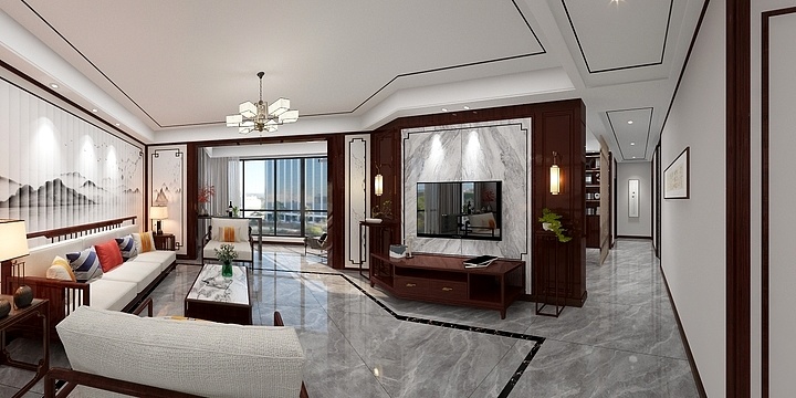 一欣舍-新中式雅居220706-装修设计方案