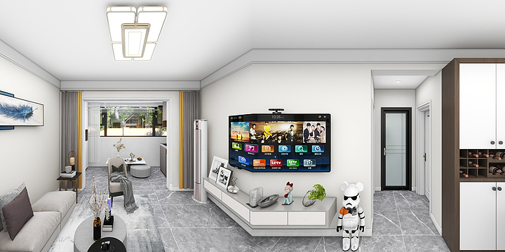 开水易养鱼-现代城39-1104（现代简约）-装修设计方案