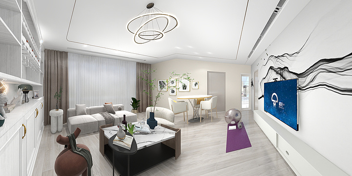 兰州熙熙定制工作室-助理作业考核户型-副本-装修设计方案