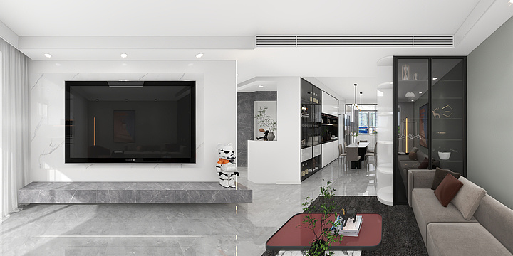 YAFI-留水园25号楼效果图.dwg-装修设计方案