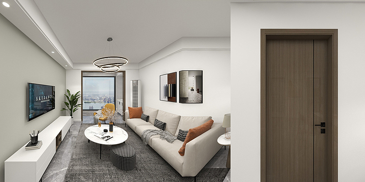 全案设计LL-滨湖国际花都A8-906室-装修设计方案