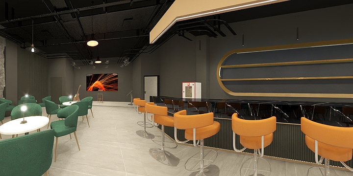 设计师郑hgCq-酒吧-装修设计方案