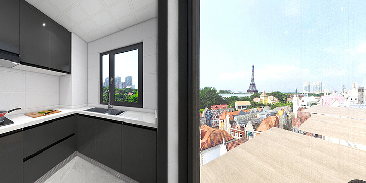 爱尚橱柜衣柜-延津 东方国际1号楼-装修设计方案