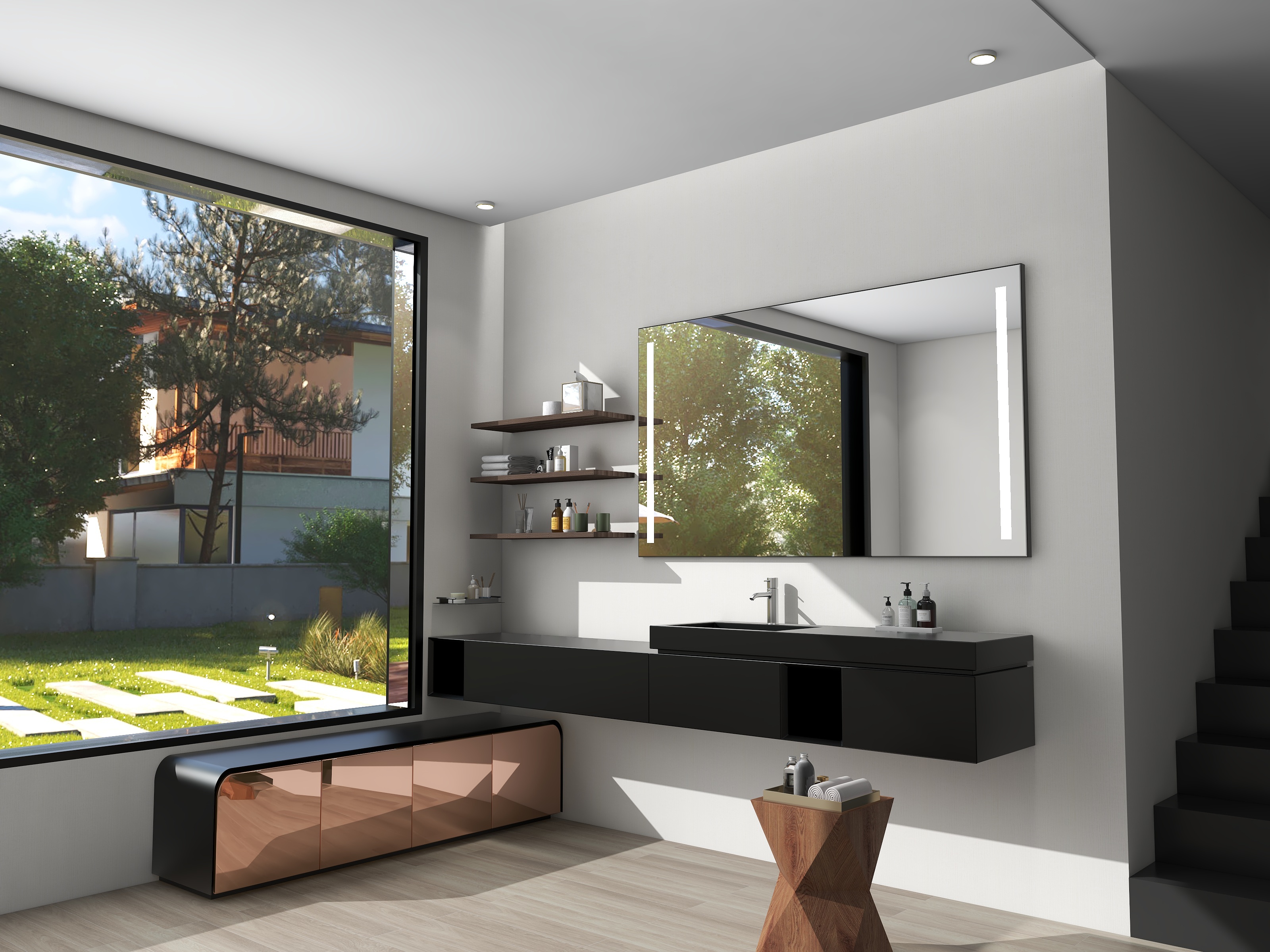 檎EDPW-现代浴室-装修设计方案